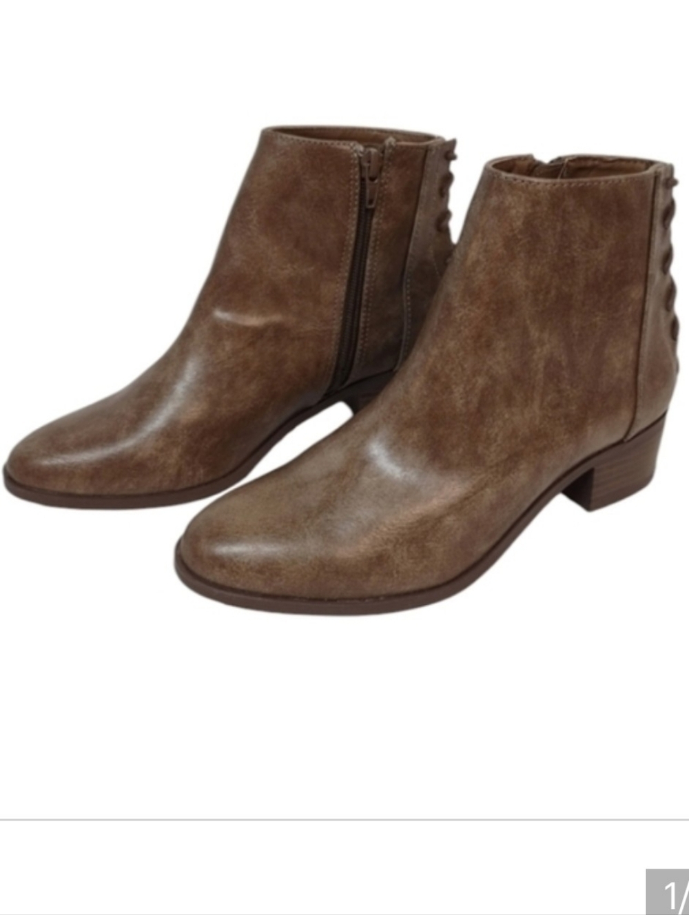 Qupid Women's Brown Ankle Boots Size 6 NEW